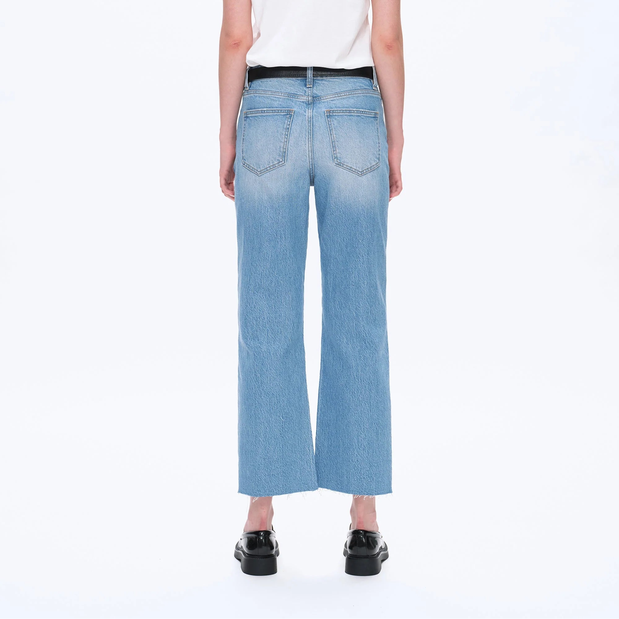 High Rise Straight Leg Jeans