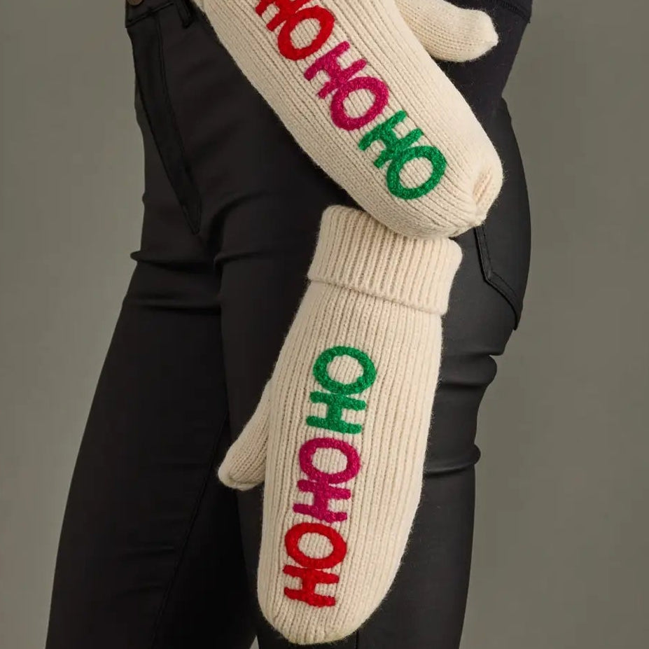 Ho Ho Ho Knit Mittens