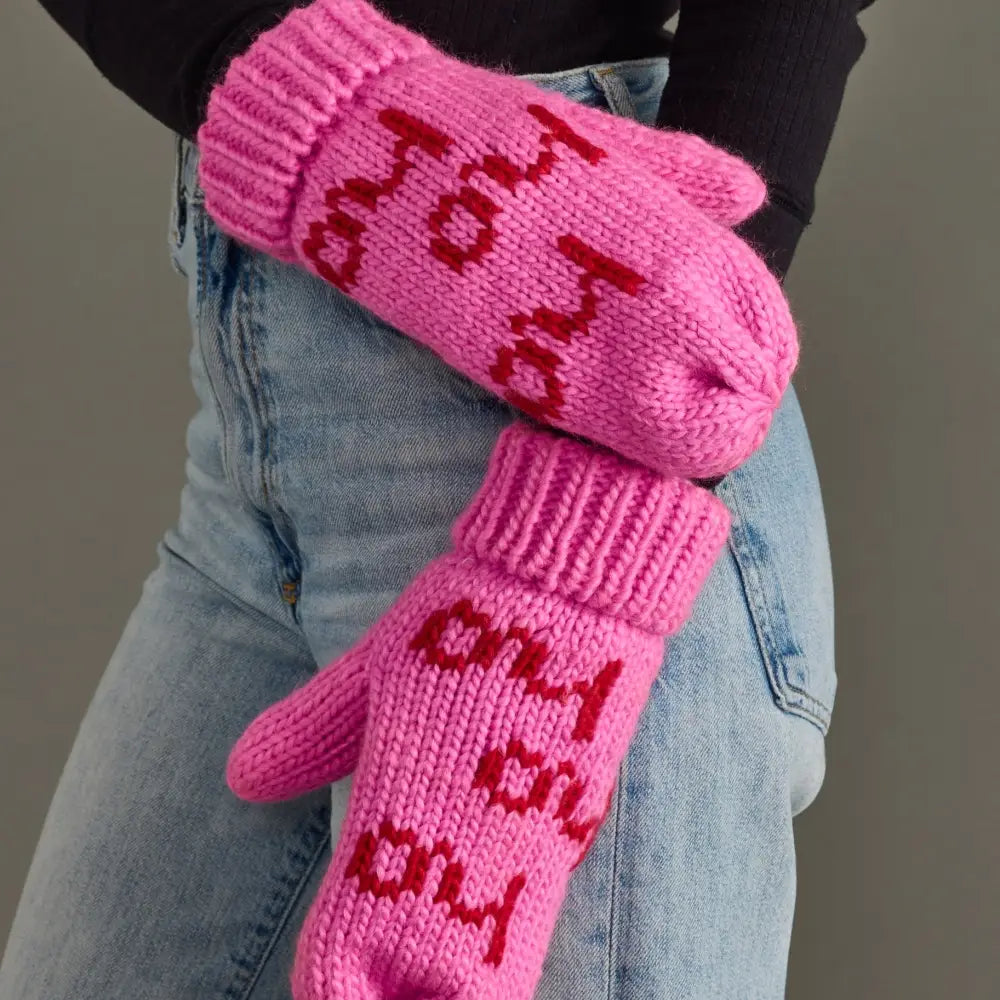 Ho Ho Ho Knit Mittens