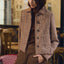 Houndstooth Button Front Jacket
