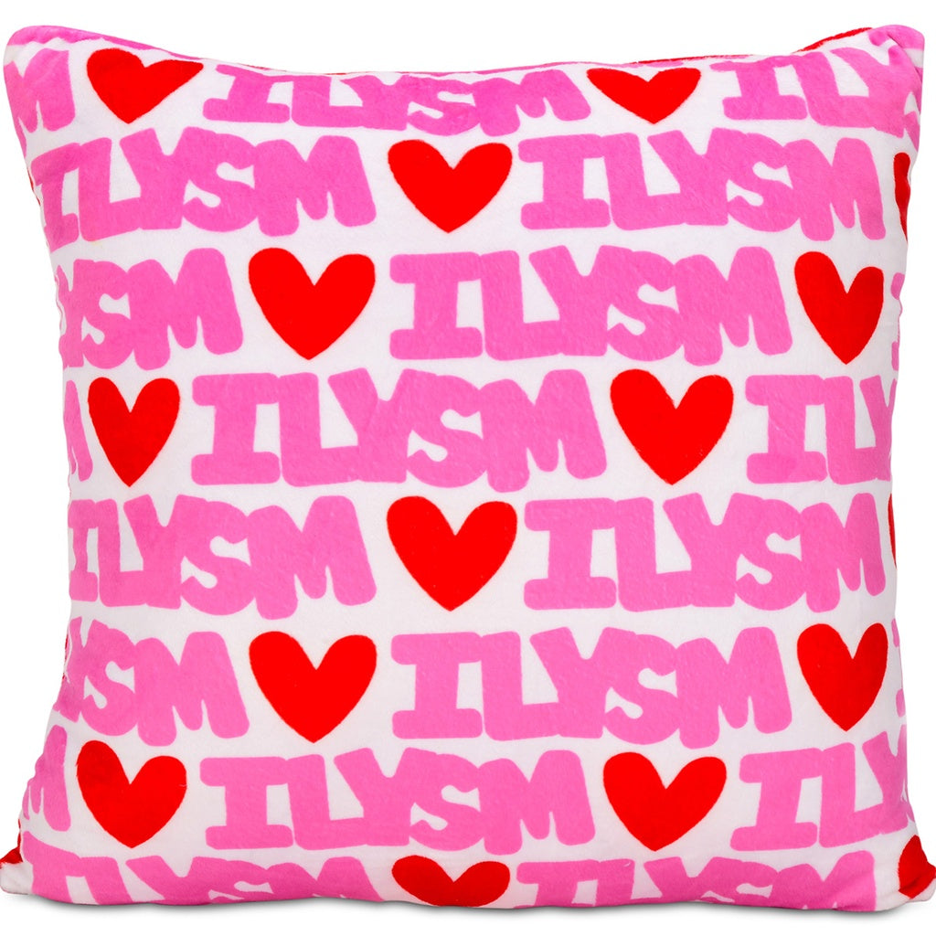ILYSM Chenille Plush Pillow
