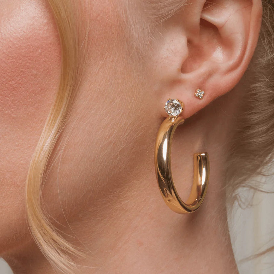 Jaida Hoop Earrings Secondary image