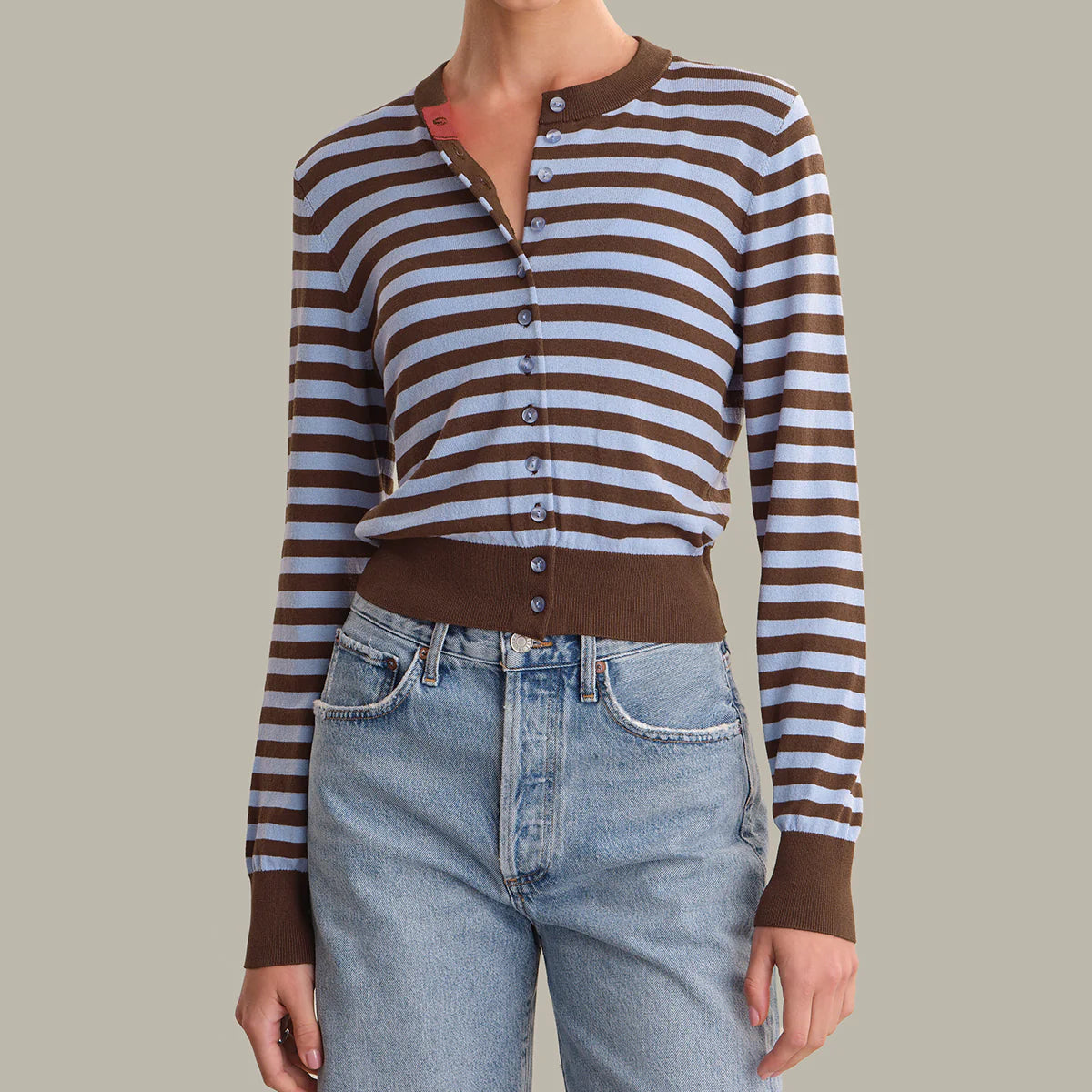 Jordan Striped Cardigan