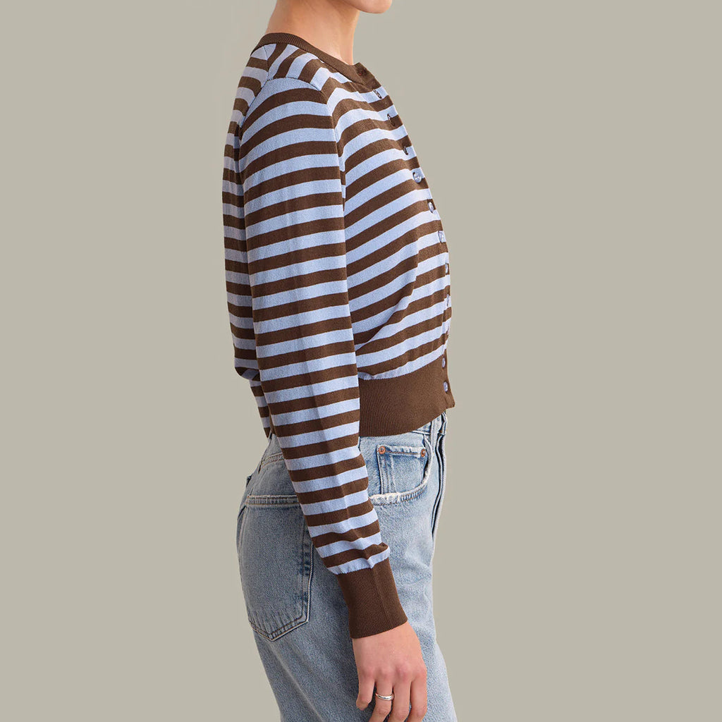 Jordan Striped Cardigan