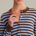 Jordan Striped Cardigan
