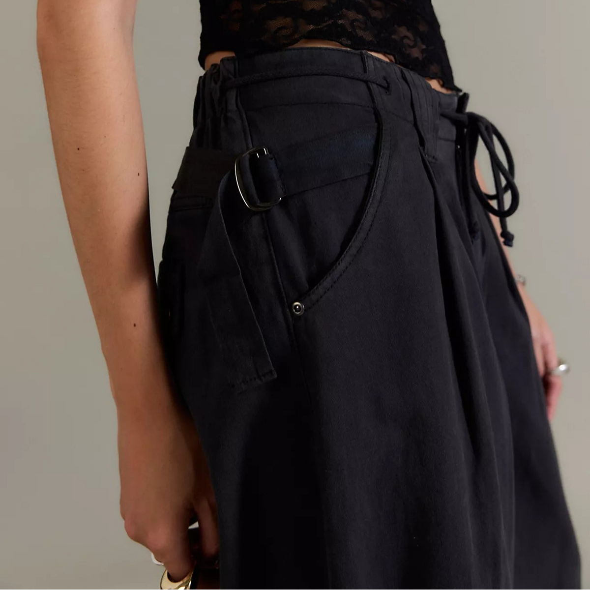 Julien Wide Leg Chino Trousers