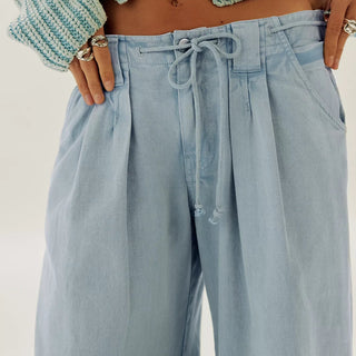 Julien Wide Leg Chino Trousers