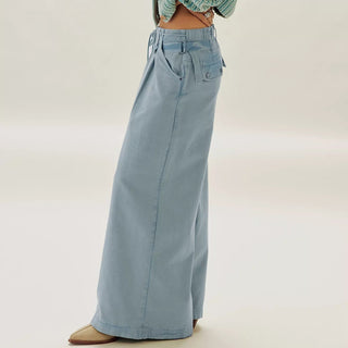 Julien Wide Leg Chino Trousers