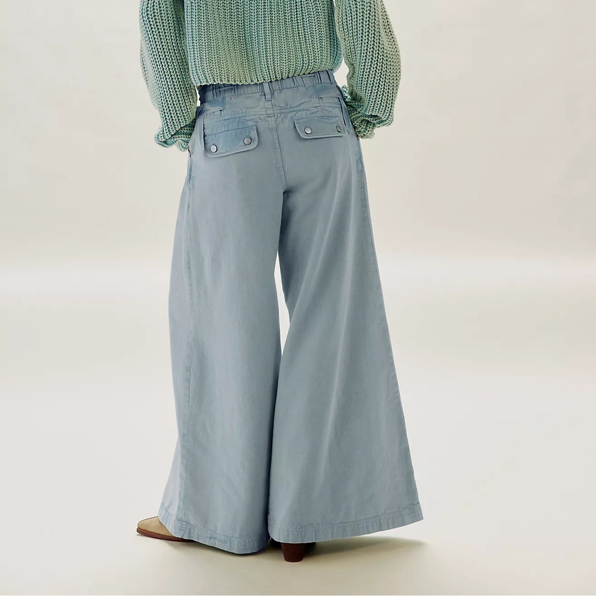 Julien Wide Leg Chino Trousers