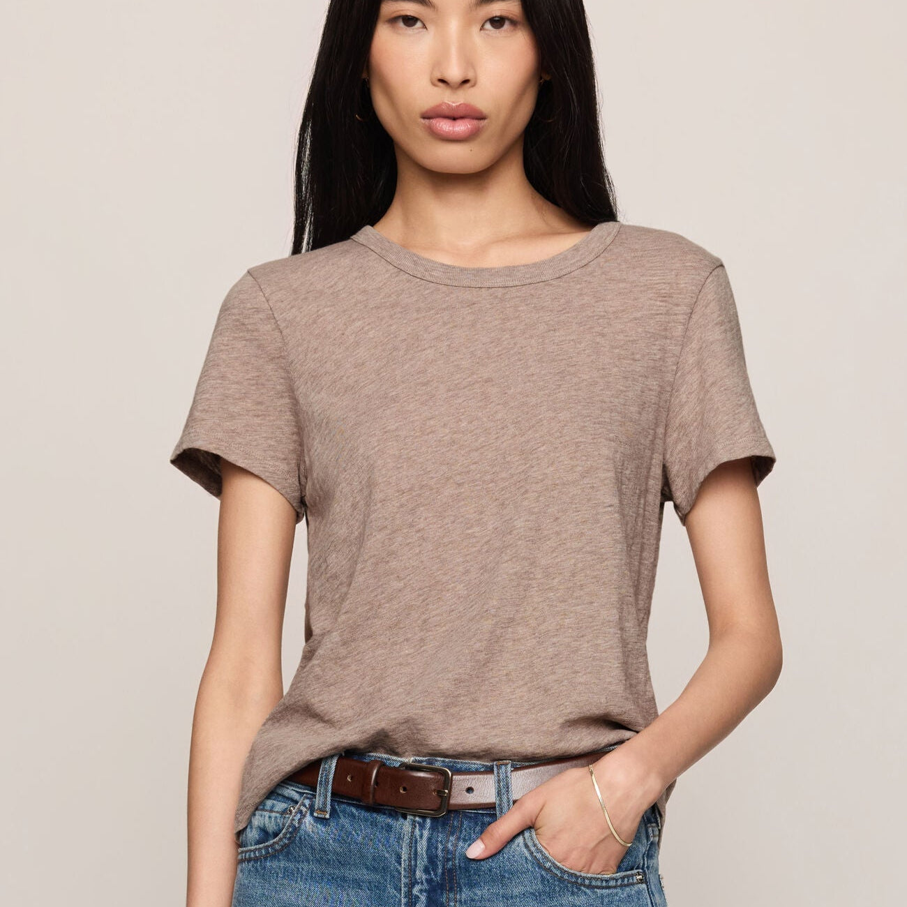 Junie Slub Tee Shirt