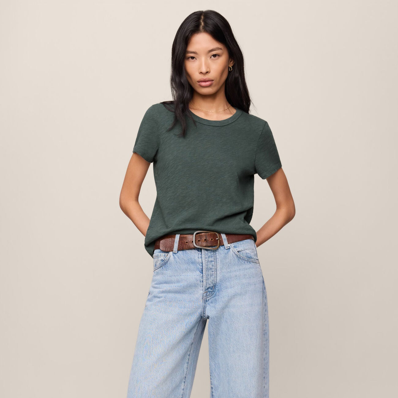 Junie Slub Tee Shirt