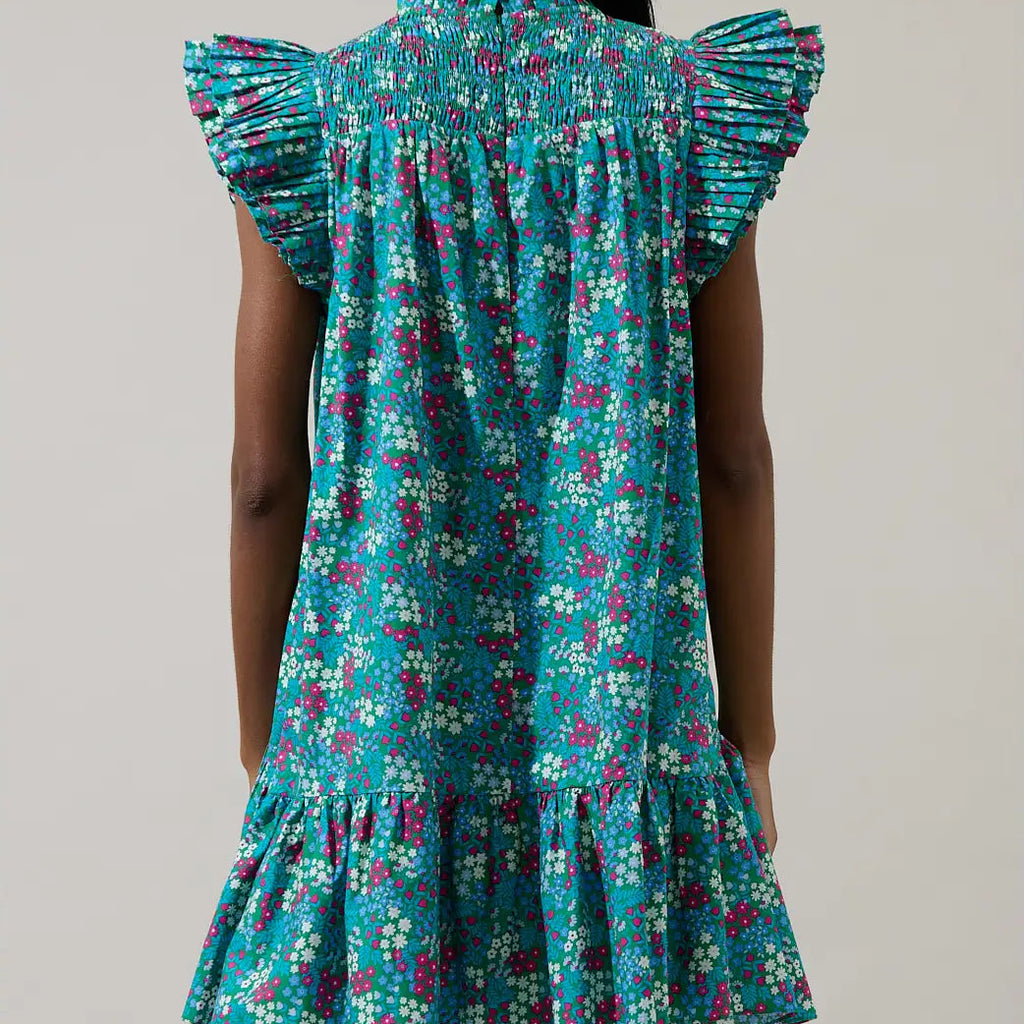 Karela Blossom Rhona Smocked Mini