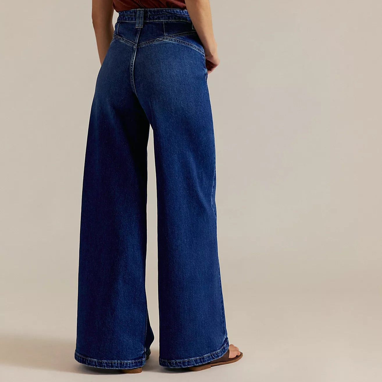 Free People Kellee High Rise Palazzo Jeans