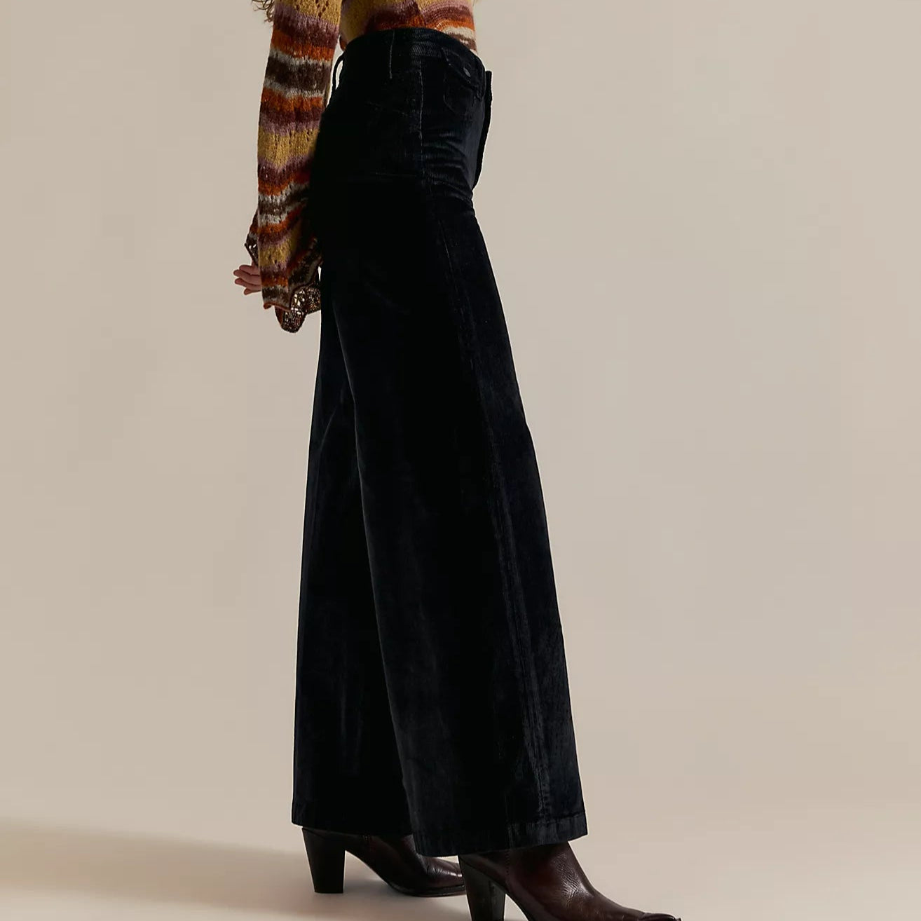 Free People Kellee High Rise Palazzo Cord Pant