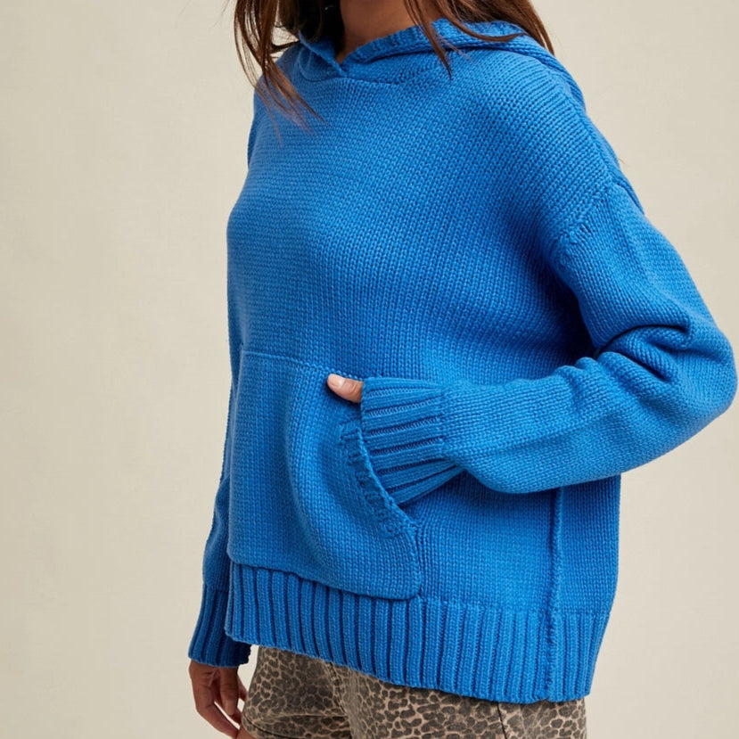 Knit Sweater Hoodie
