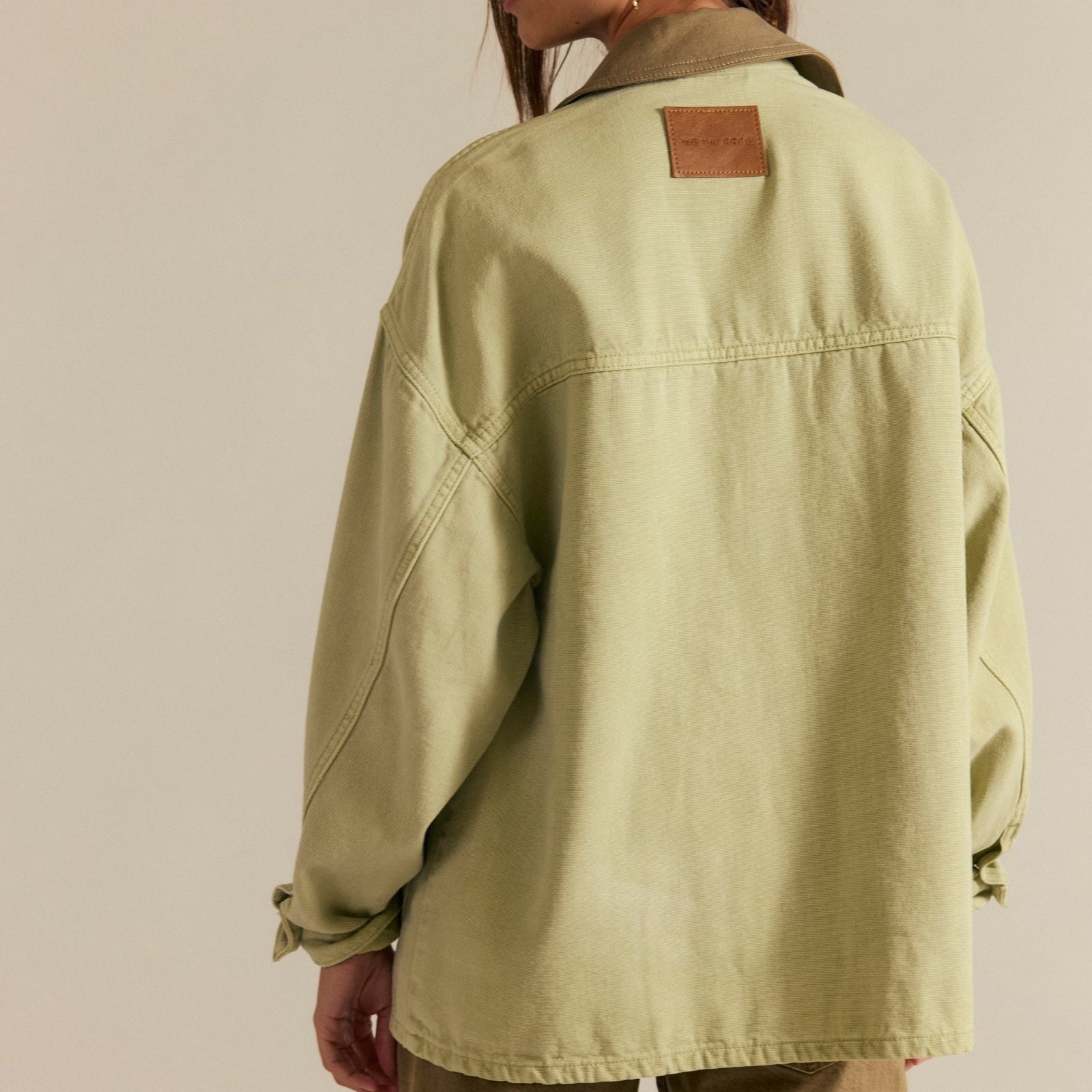 Free People Lemon Denim Jacket