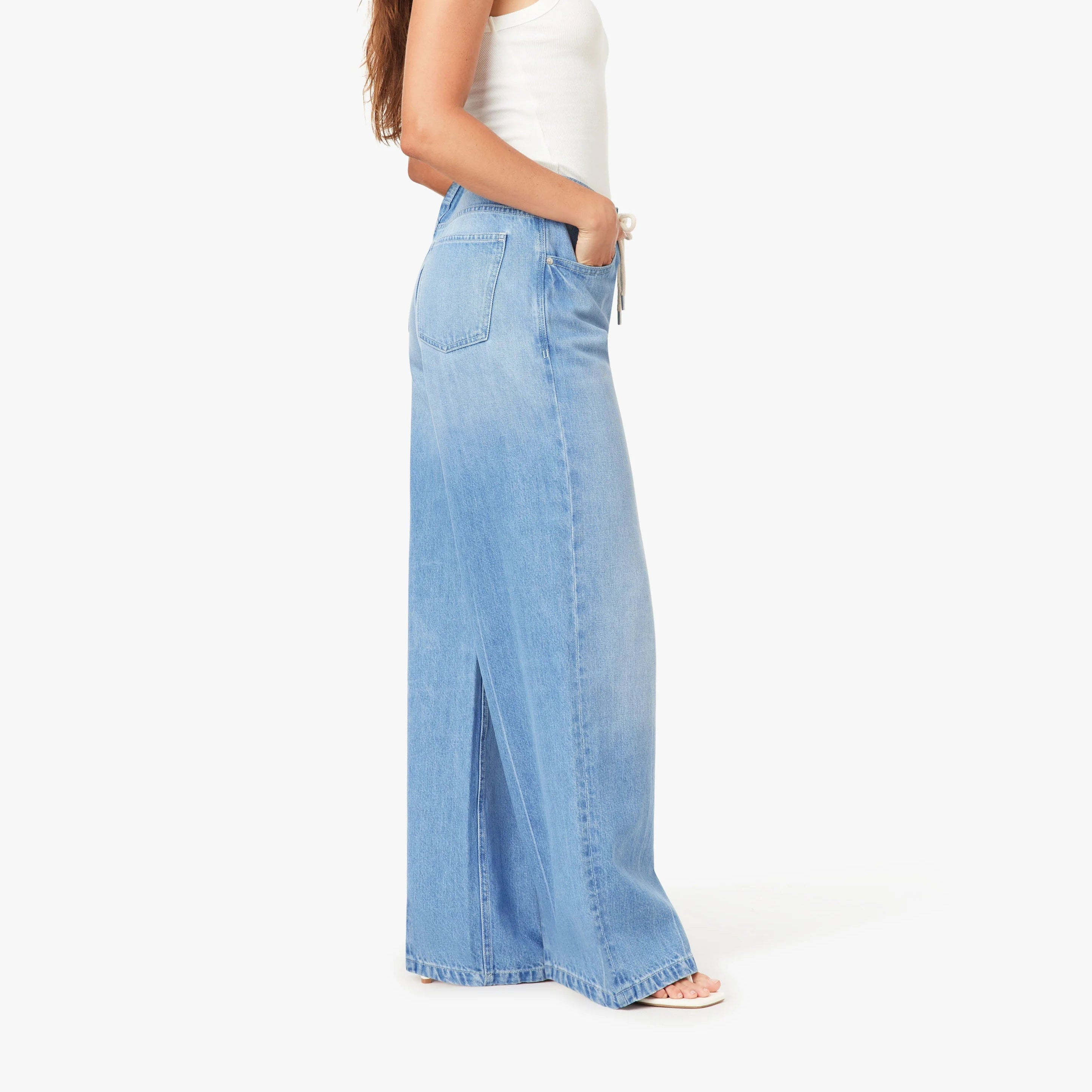Lia Drawstring Wide Leg Pant