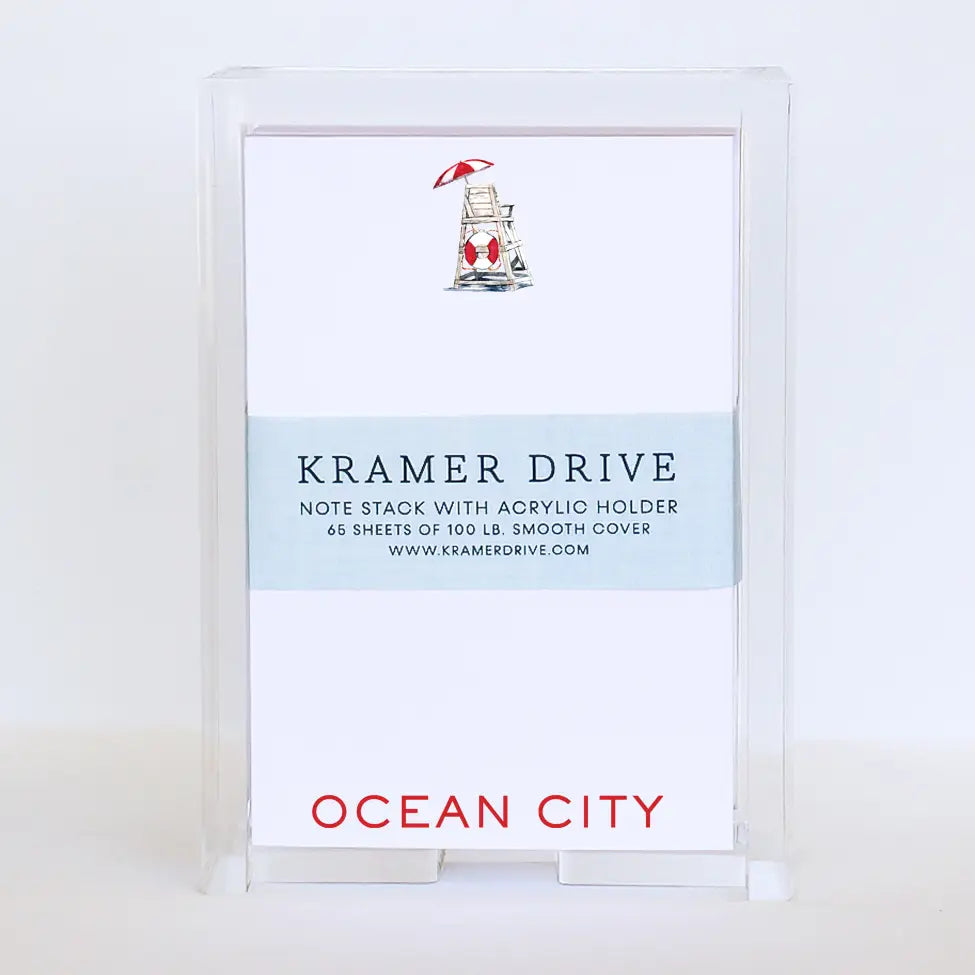 Kramer Drive Lifeguard Chair Note Stack