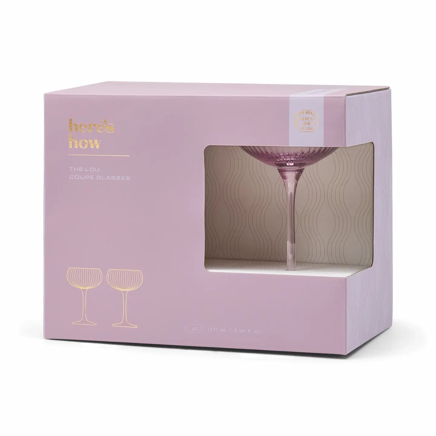 The Lou Coupe Glass Set