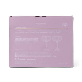 The Lou Coupe Glass Set