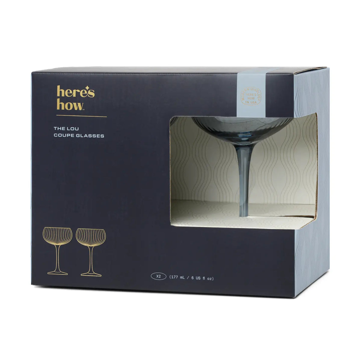 The Lou Coupe Glass Set