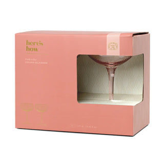 The Lou Coupe Glass Set