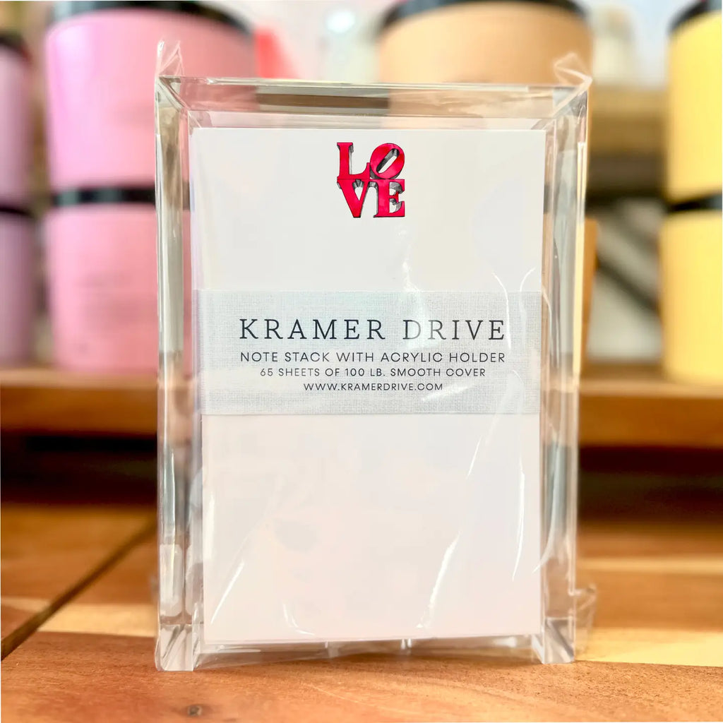 Kramer Drive Philadelphia LOVE Note Stack