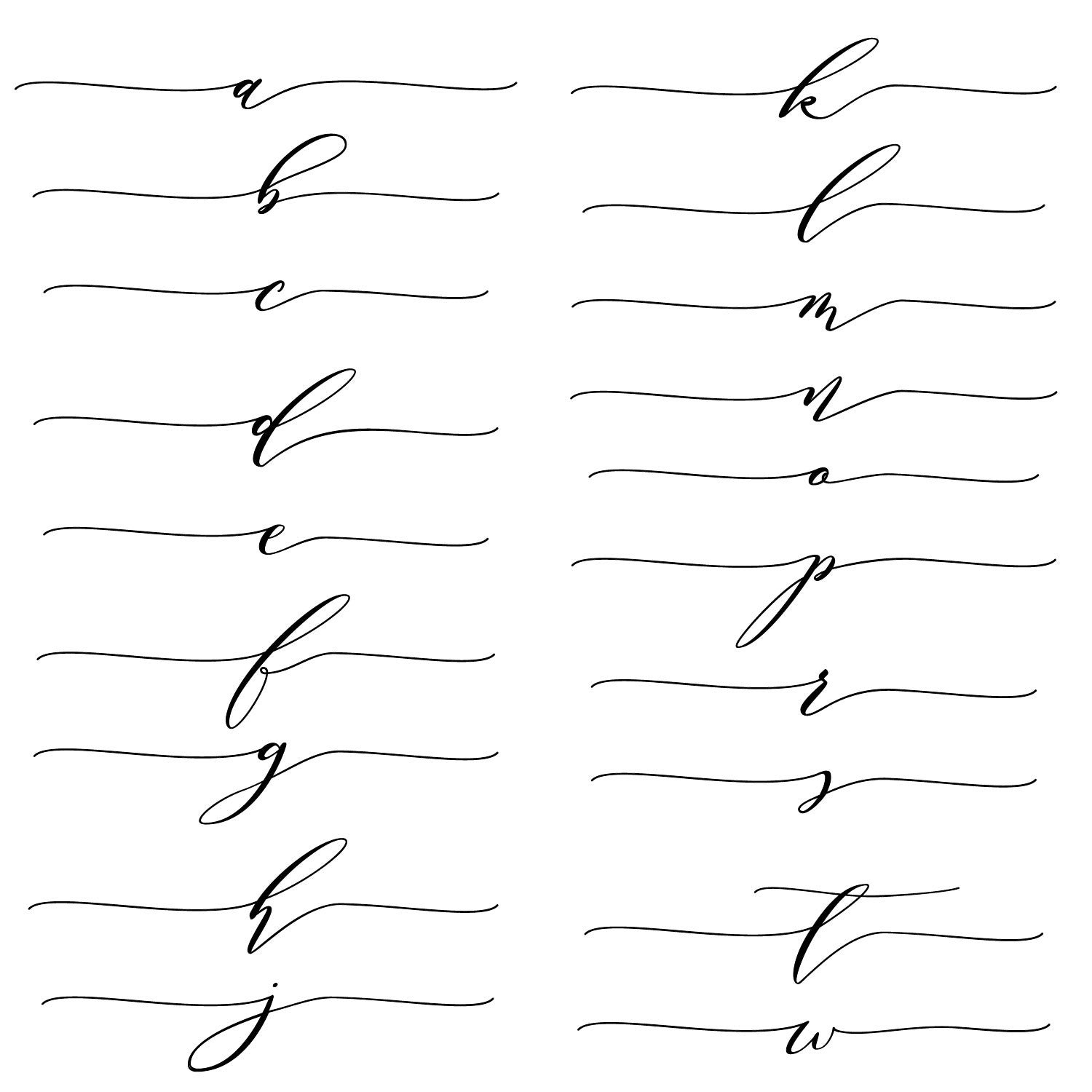 Kramer Drive Script Initial Flat Note Set of 8