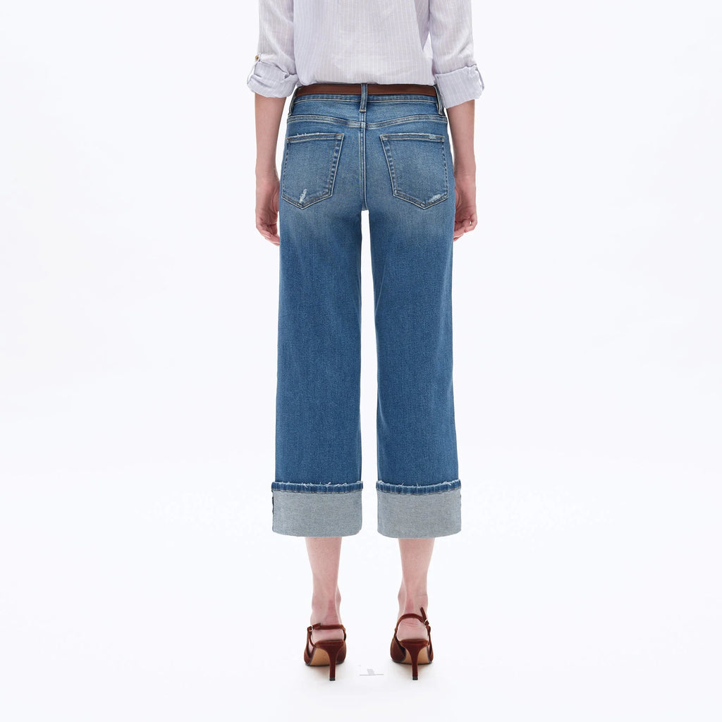 Low Rise Straight Leg Crop Jeans