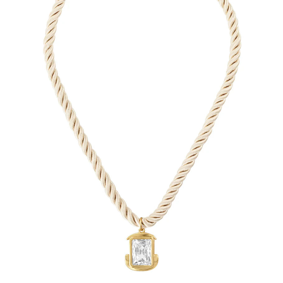 Lynette Pendant Rope Necklace