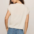Marika Lace Trim Muscle Tee