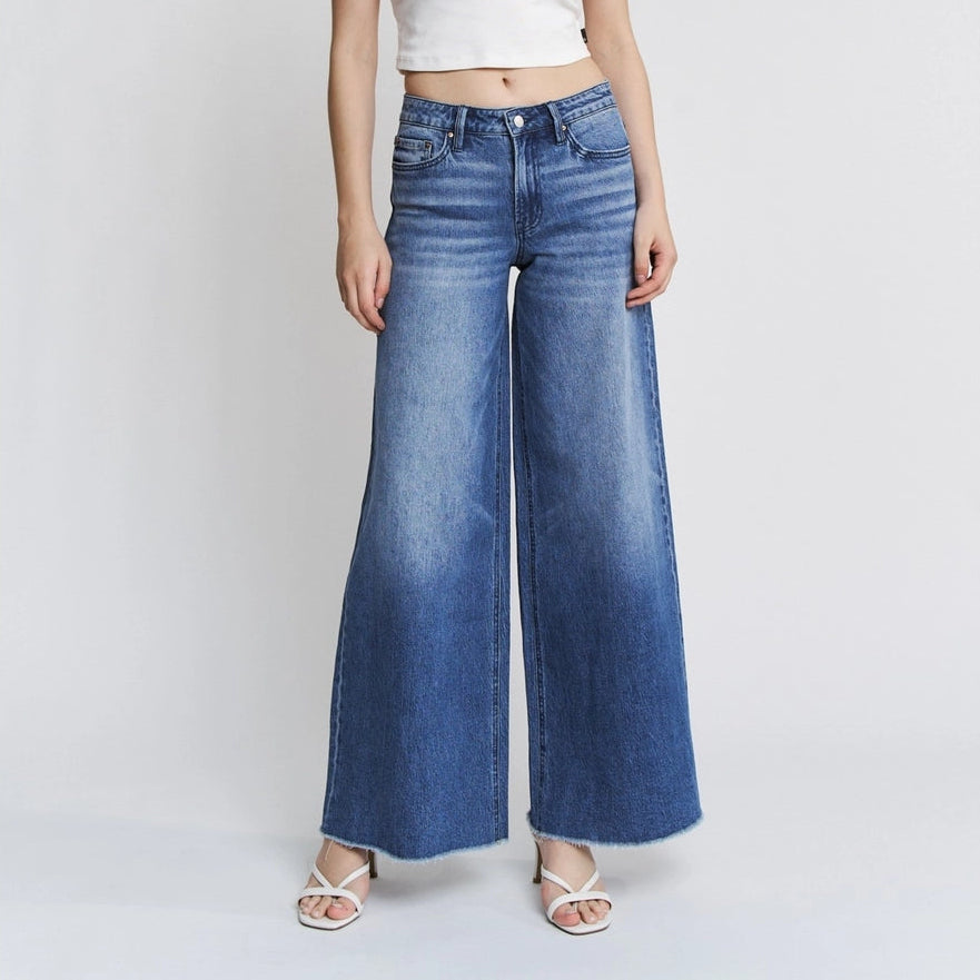 Mica High Rise Wide Leg Jeans