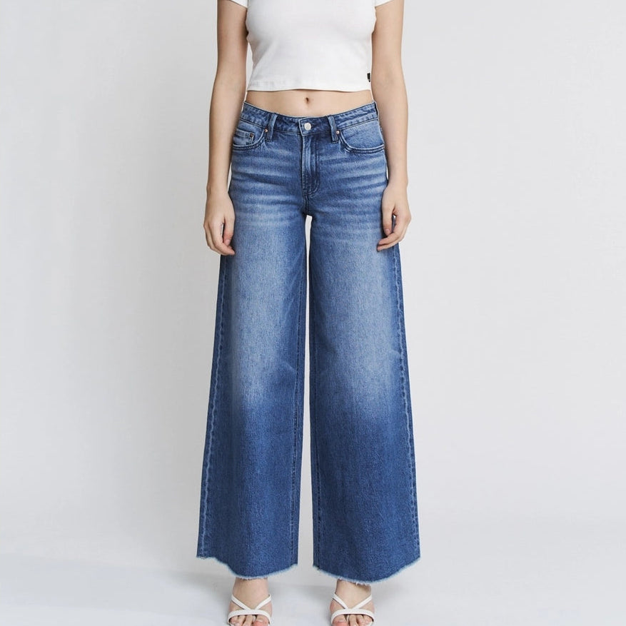 Mica High Rise Wide Leg Jeans