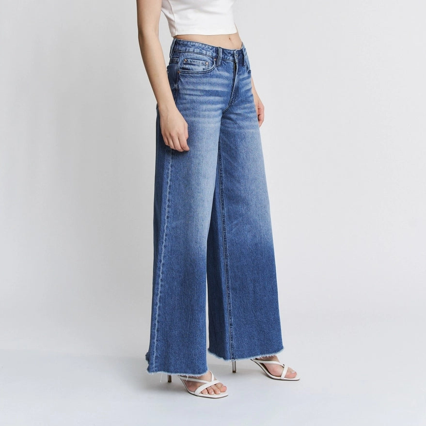 Mica High Rise Wide Leg Jeans