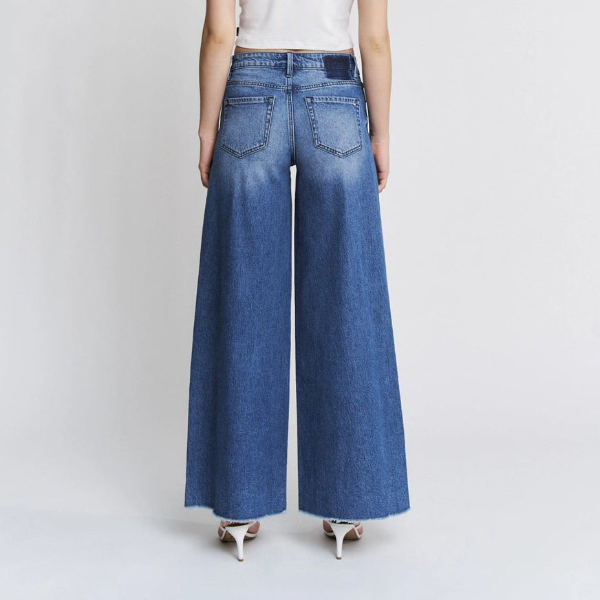 Mica High Rise Wide Leg Jeans