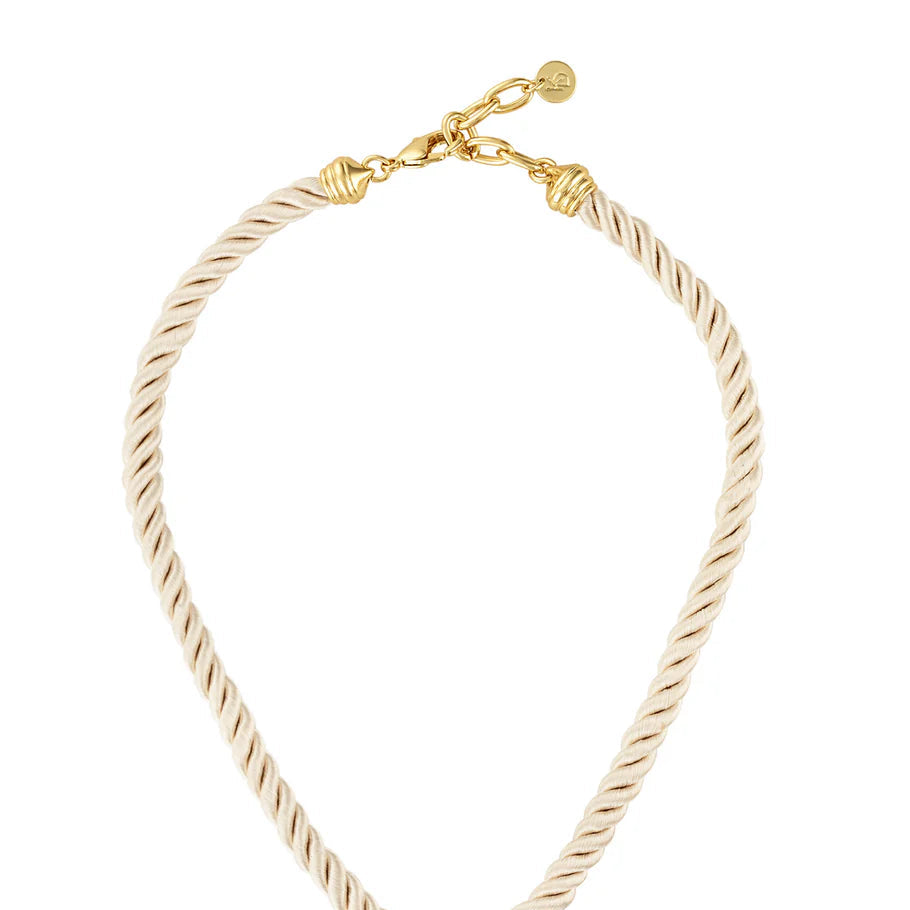 Mesa Heart Pendant Rope Necklace