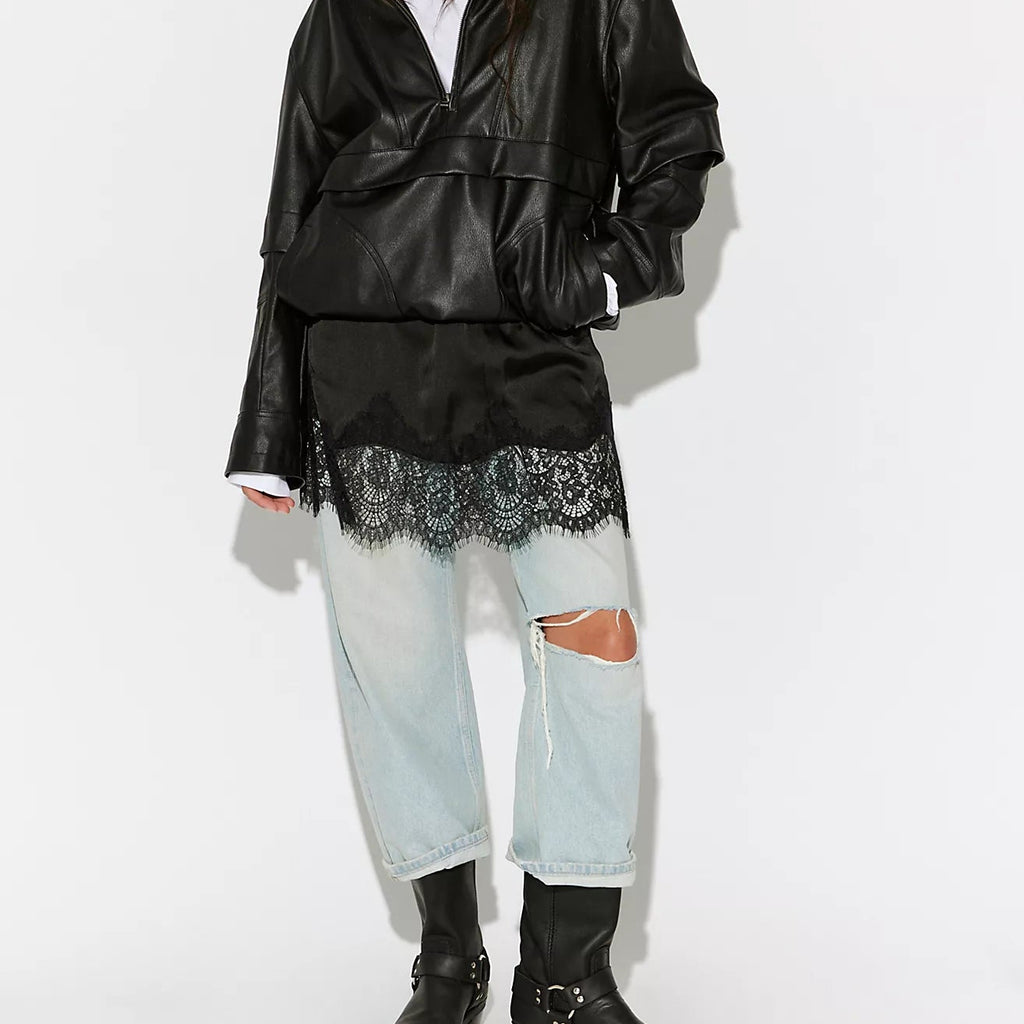 Free People Meet In The Middle Half Slip Skirt