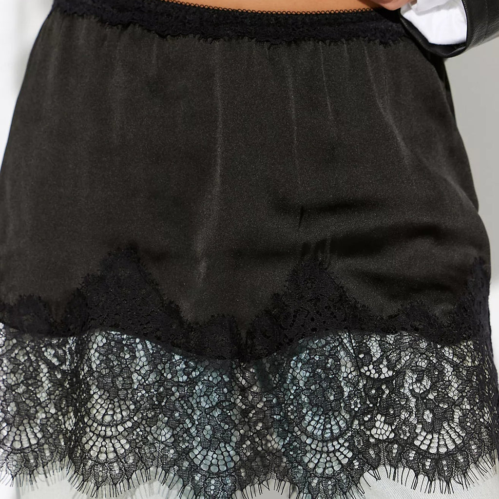 Free People Meet In The Middle Half Slip Skirt