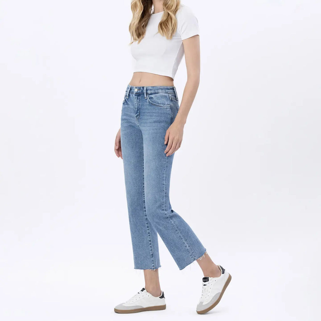 Mid Rise Straight Jean