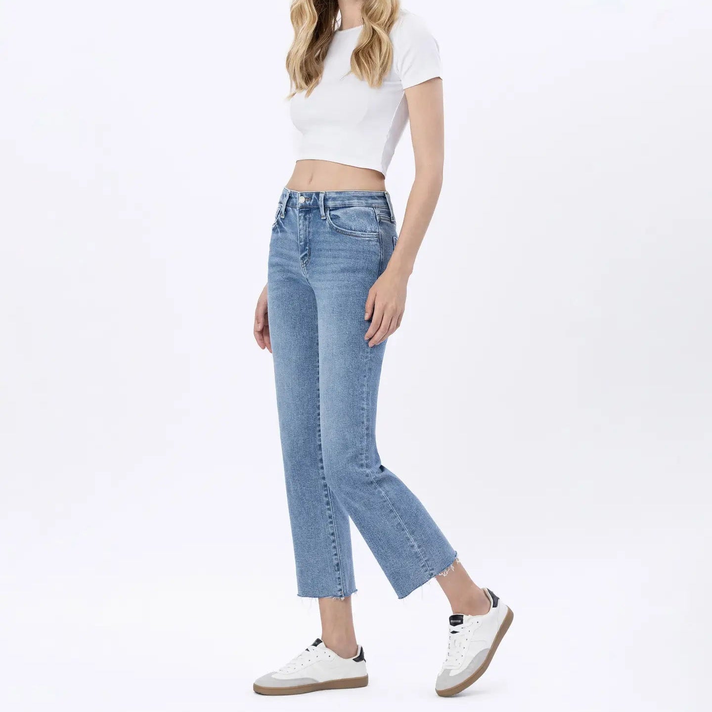 Mid Rise Straight Jean