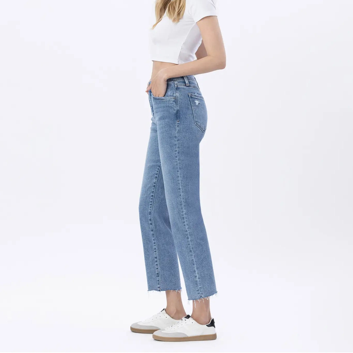 Mid Rise Straight Jean