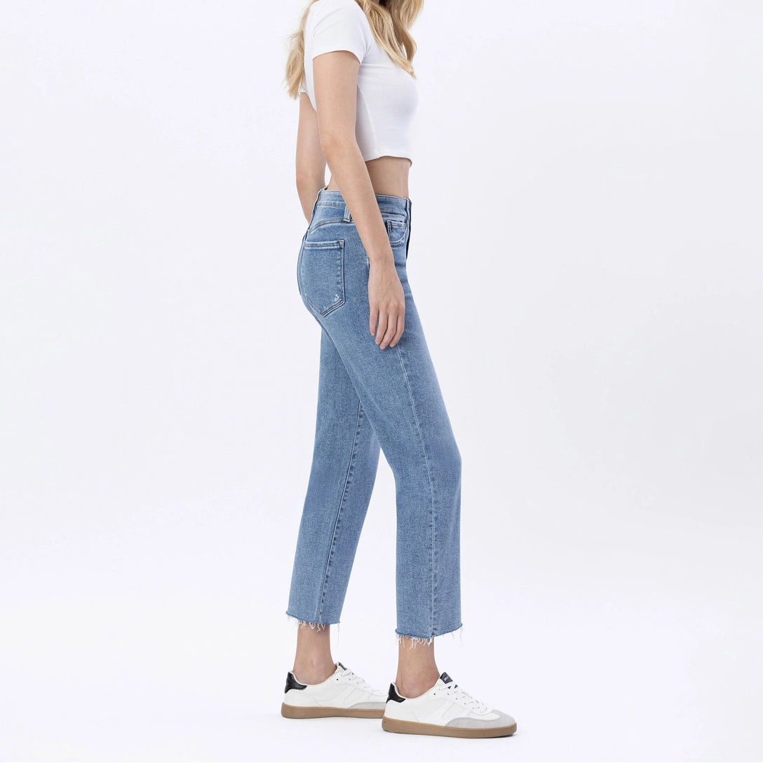 Mid Rise Straight Jean