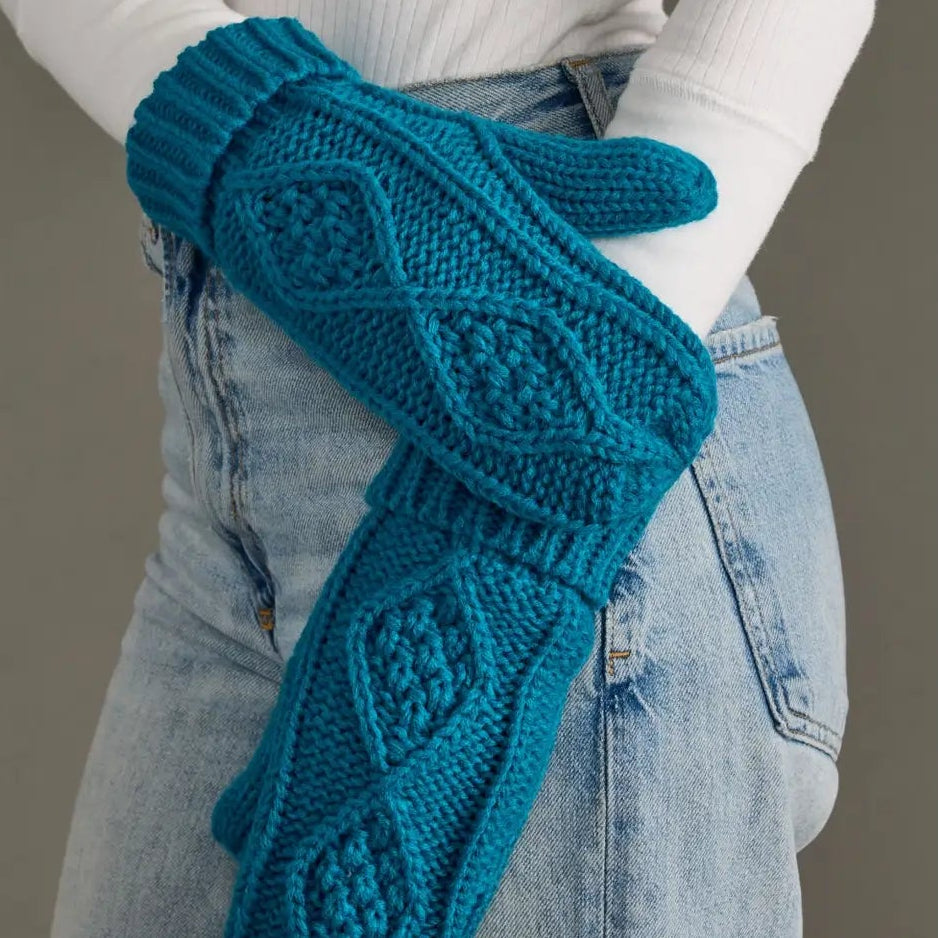Cable Knit Mittens