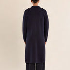Double Breasted Knit Coat