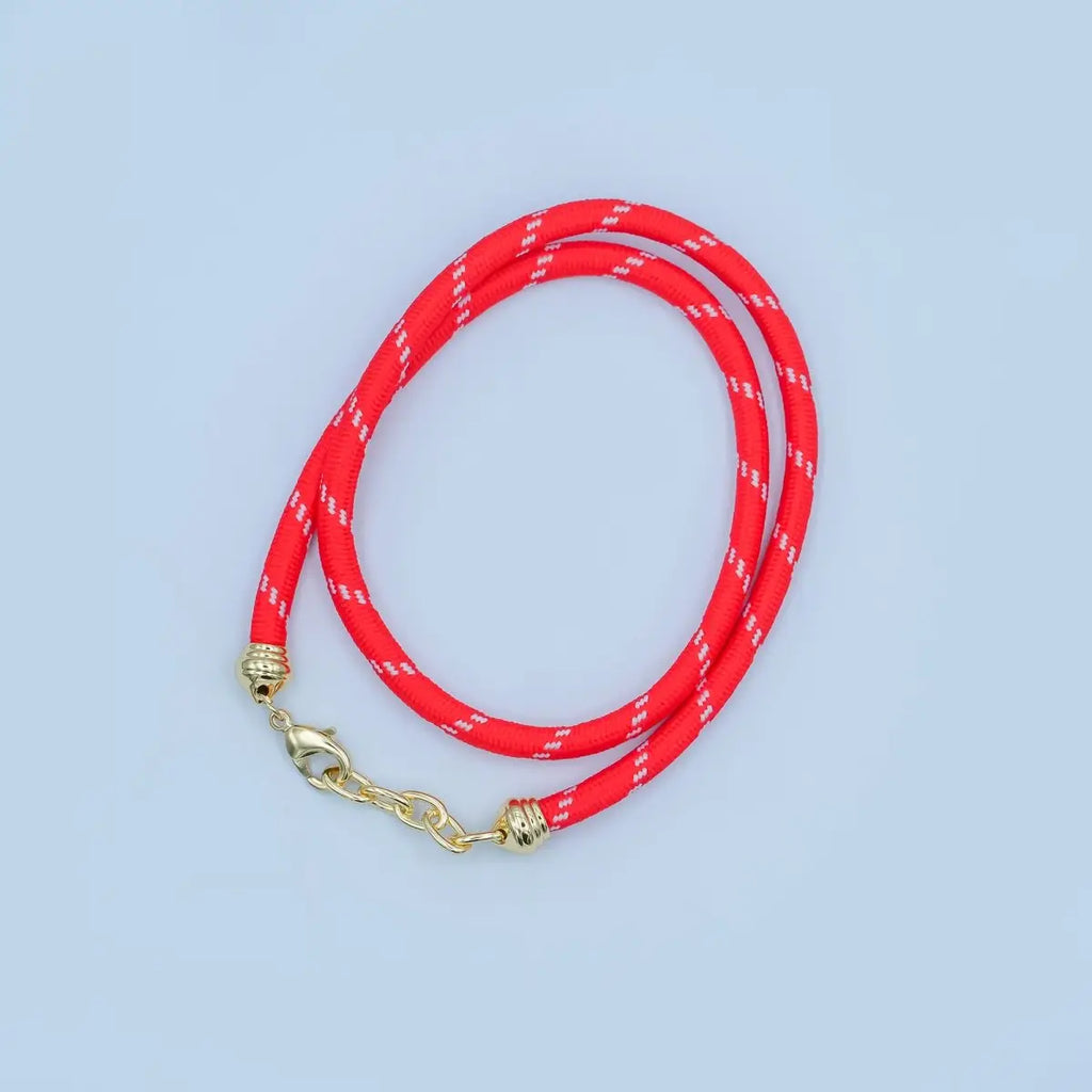 24K Fill Cotton Cord Necklace
