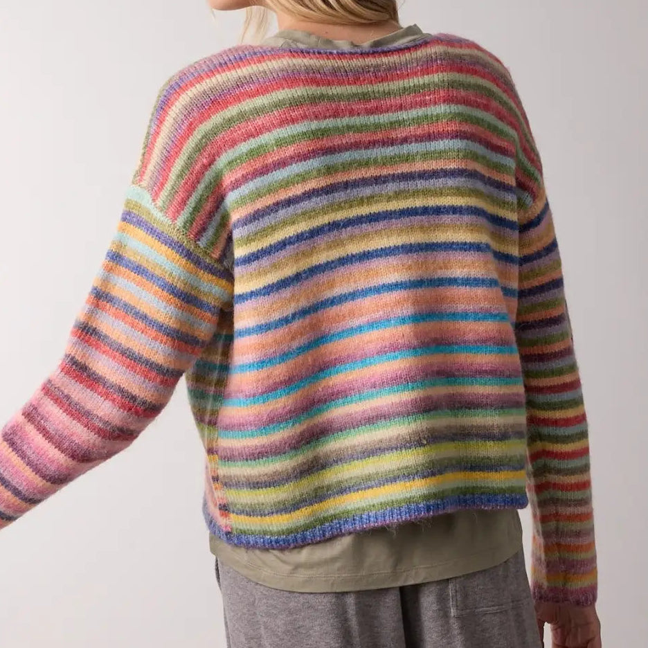 Rainbow Knit Sweater