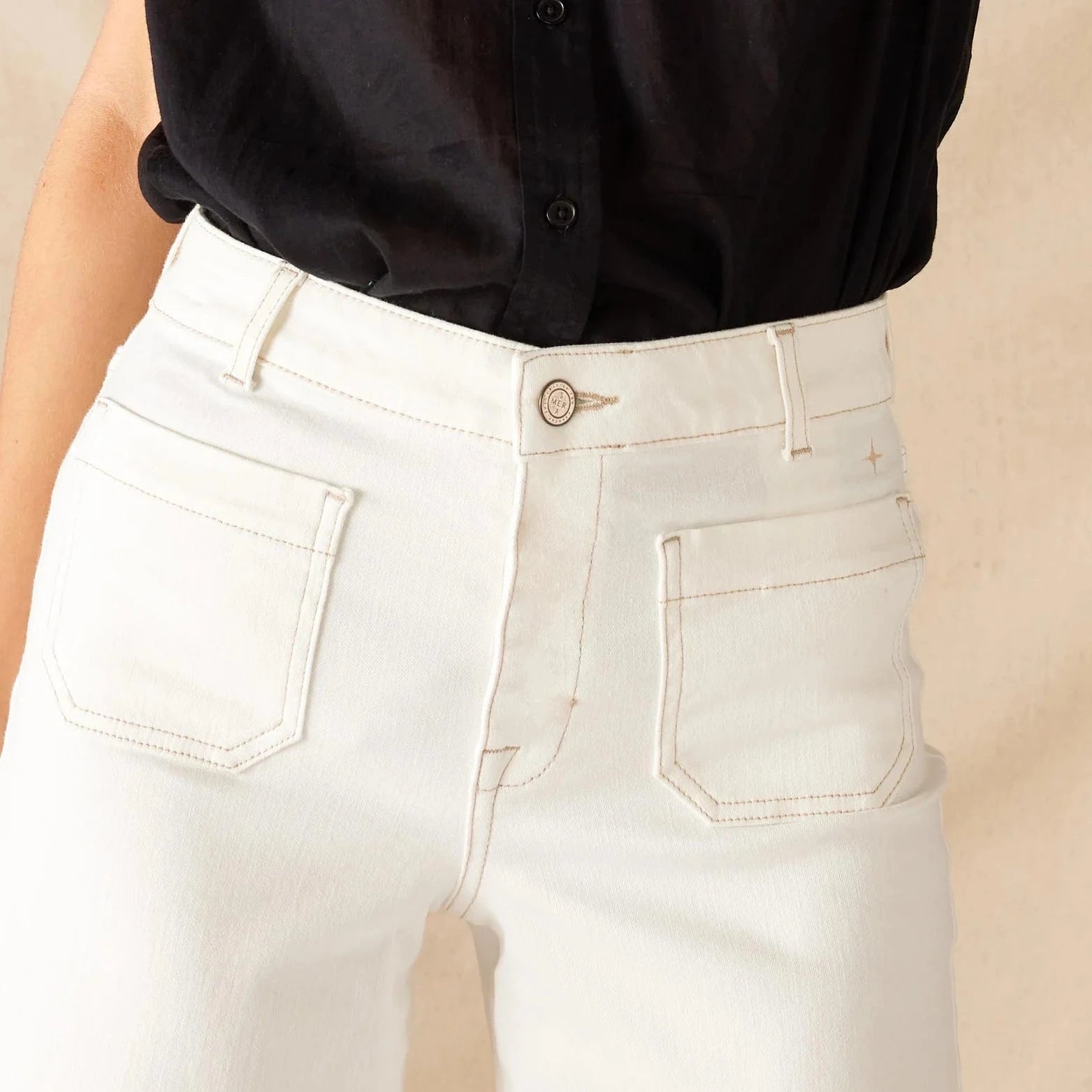 Mersea Nomad Cropped Sailor Pants