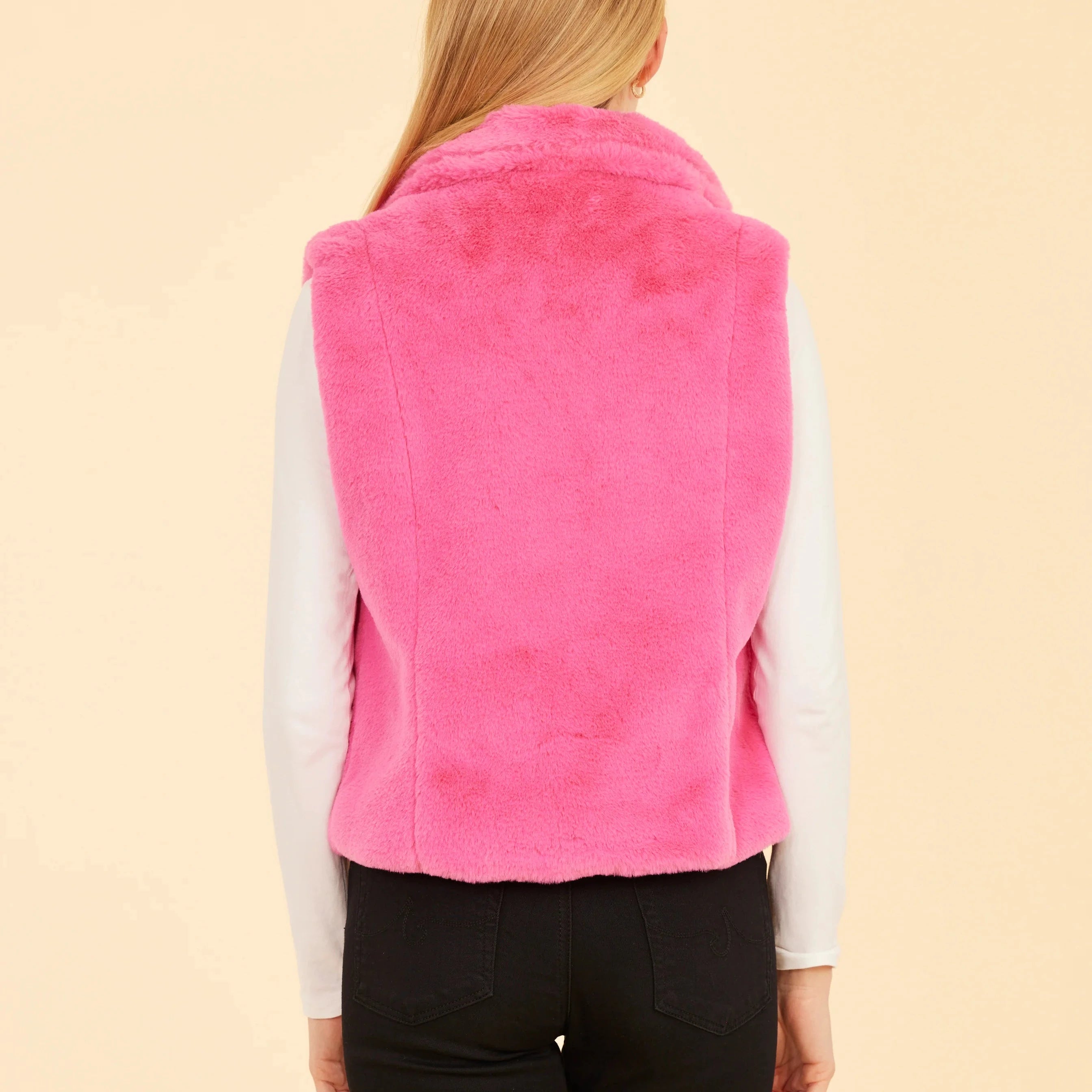 Plush Notch Color Vest