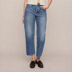 Z Supply The Off Duty Mid-Rise Bowed Ankle Denim