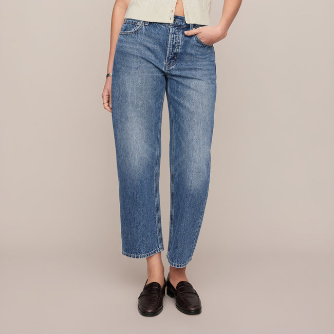 Z Supply The Off Duty Mid-Rise Bowed Ankle Denim Secondary image